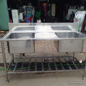 Thanh lý chậu rửa inox đôi lớn